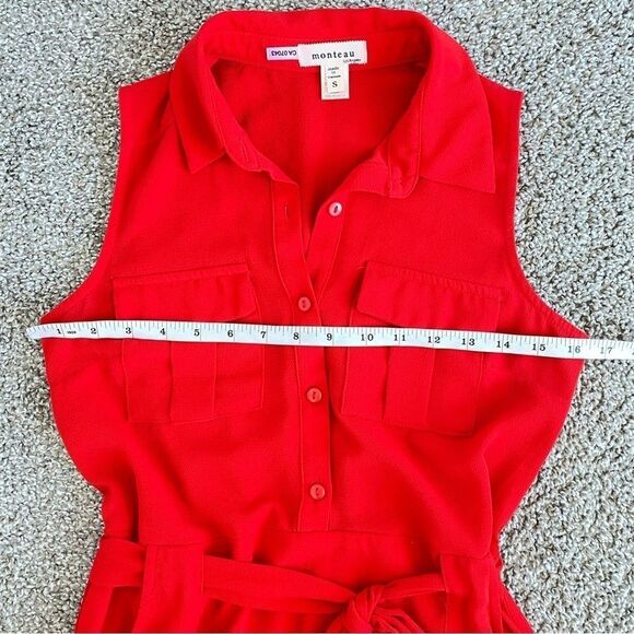 MONTEAU | sleeveless belted dress - Picture 9 of 10